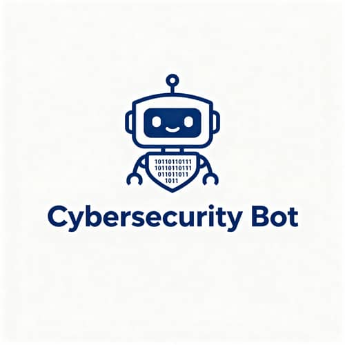 Cybersecurity Logo Bot | Protect Your Digital Space Cybersecurity Logo Bot | Protect Your Digital Space