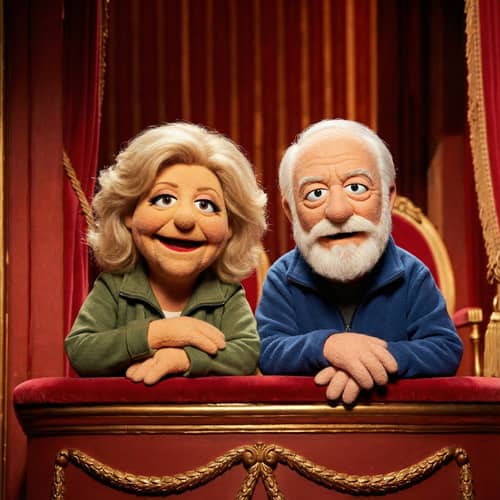 Muppet Transformation: 2 People on a Balcony Muppet Transformation: 2 People on a Balcony