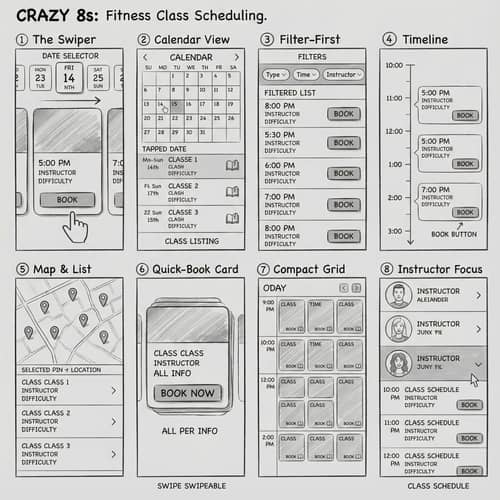 8 Unique Fitness Class App Layout Ideas 8 Unique Fitness Class App Layout Ideas