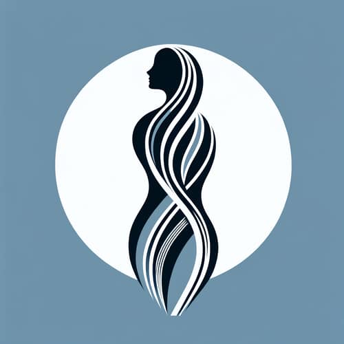 Elegant Female Silhouette Artwork