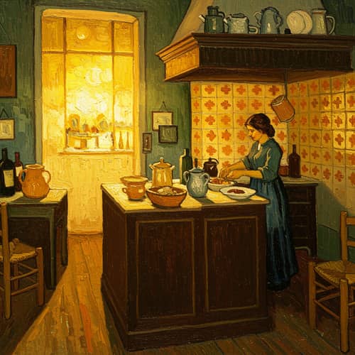 Van Gogh's Kitchen: Bold Brushstrokes