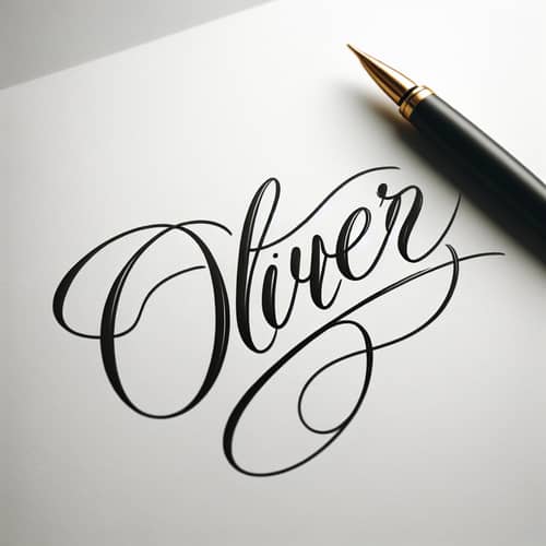 Elegant Cursive Signature by Oliver