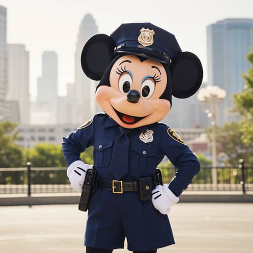 Minnie Mouse as a Police Officer - Fun Adventures