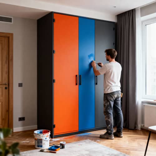 Modernize Your Wardrobe with Fresh Paint Modernize Your Wardrobe with Fresh Paint