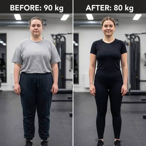 Stunning Transformation: 90kg to 80kg Weight Loss Stunning Transformation: 90kg to 80kg Weight Loss