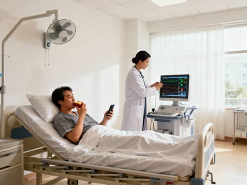 Hospital Room Experience with Doctor Support