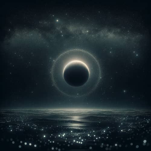 Lonesome Planet Surrounded by Stardust