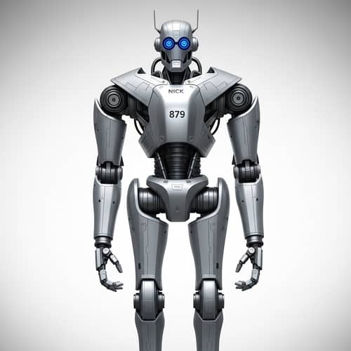 Nick 879: The Intelligent Blue-Eyed Robot Nick 879: The Intelligent Blue-Eyed Robot
