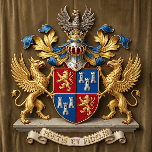 Noble Family Crest Enhancement - Heritage Design