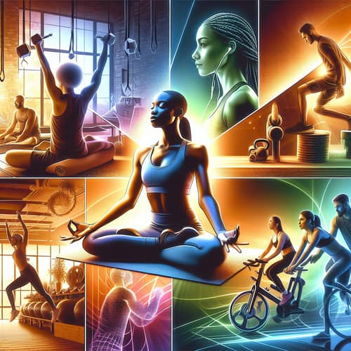 Multicultural Fitness Visual - Health & Wellness Pursuit