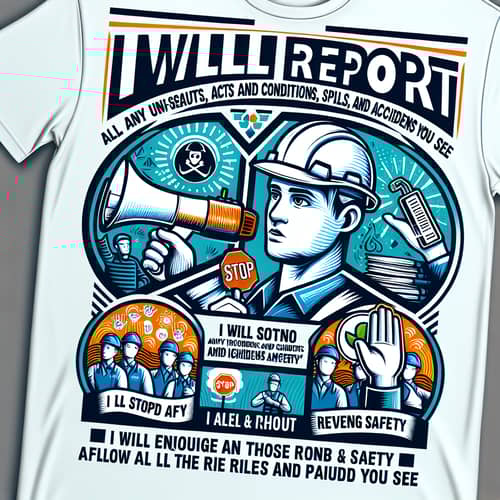 HSSE Campaign T-shirt Design | Key Safety Behaviors