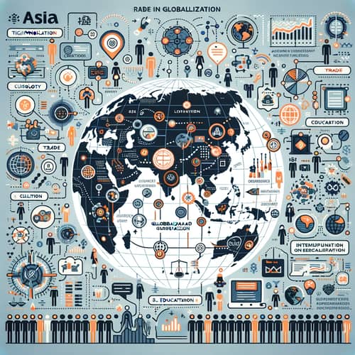 Asia: Key Player in Globalization | Infographic Poster