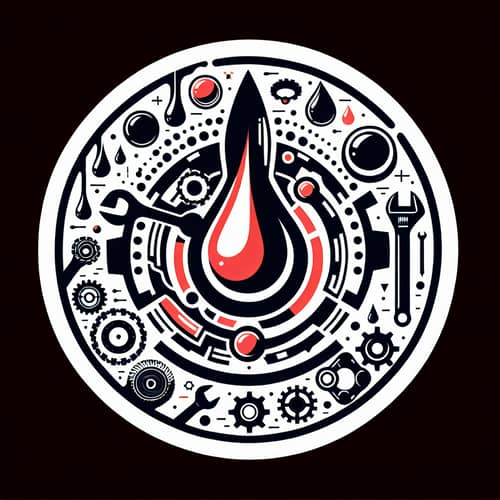 Auto Shop Logo Design - Black, Red & White Theme