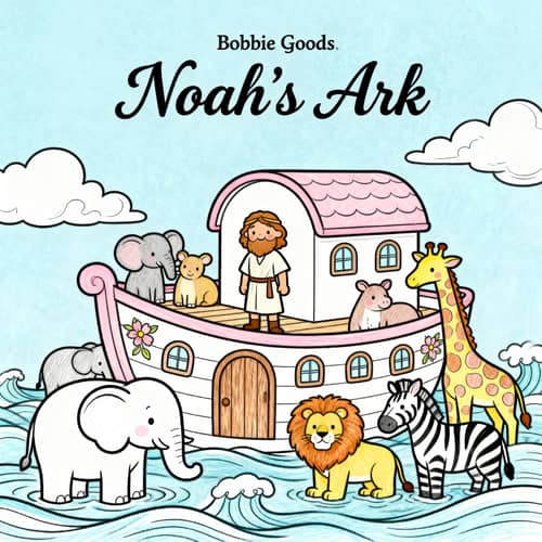 Bobbie Goods Noah's Ark Coloring Page