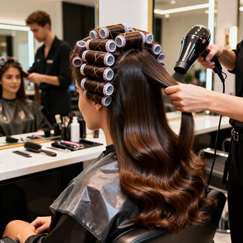 Expert Hair Wash, Roller Set & Blowout Services Expert Hair Wash, Roller Set & Blowout Services