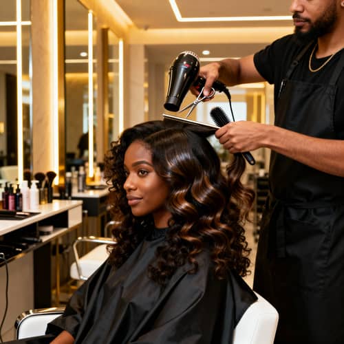 Expert Blowout & Trim for Textured Hair