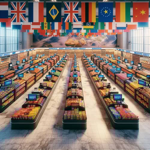 Global Snack Supermarket | Duty-Free Shop at Airport Transit Zone