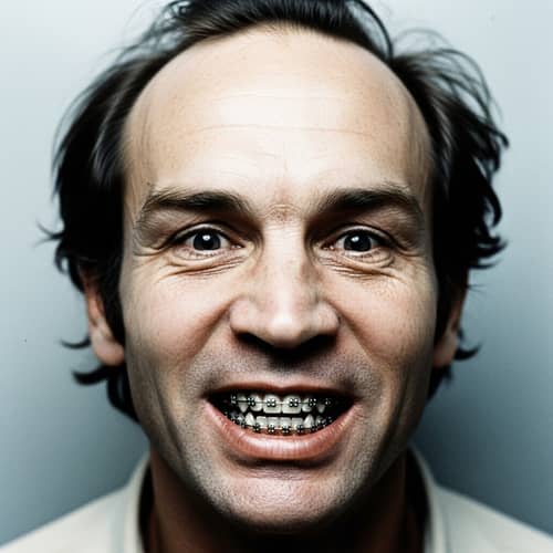 Charles Manson with Braces: A Unique Look