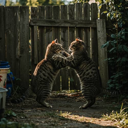 Fascinating Cat Fighting: A Closer Look