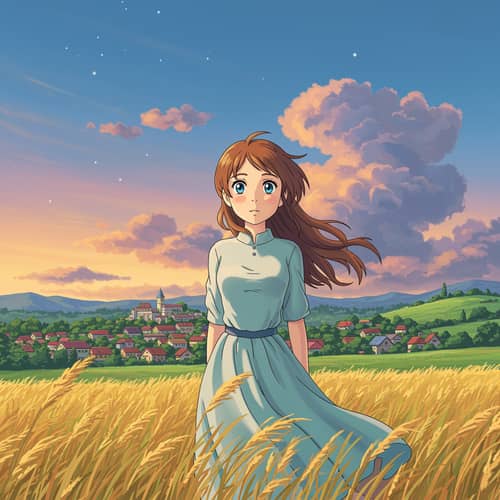 Anime Art Inspired by Studio Ghibli