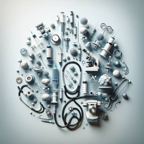 Abstract Medical Equipment Art | Innovative Visual Display