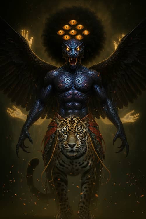 Chimera Goddess Inspired by Afro-Colombian Mythology