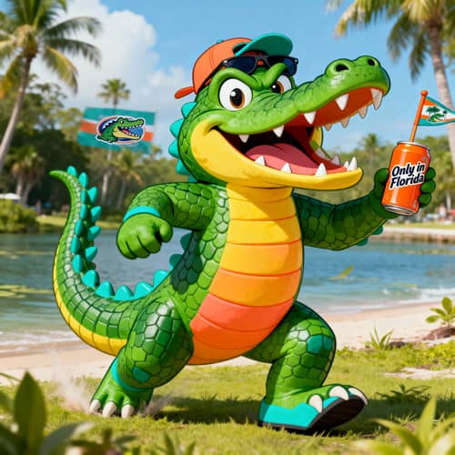 Meet Gator: Florida's Fun and Mischievous Alligator Meet Gator: Florida's Fun and Mischievous Alligator