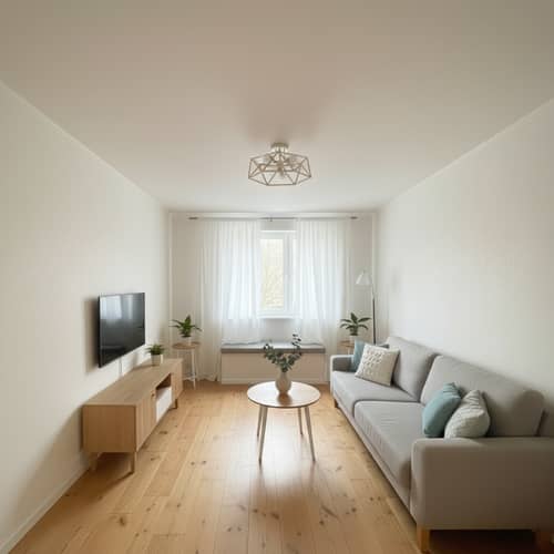 Scandinavian Style Living Room Transformation