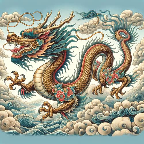 Traditional Chinese Dragon - Majestic Mythical Creature