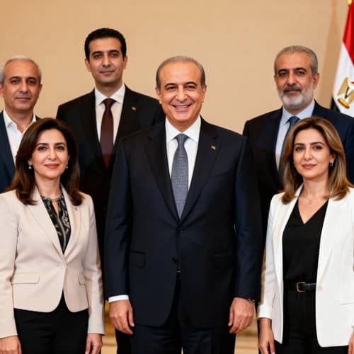 Group Photo with Egyptian Prime Minister Group Photo with Egyptian Prime Minister