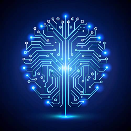 Modern AI Technology Logo Design