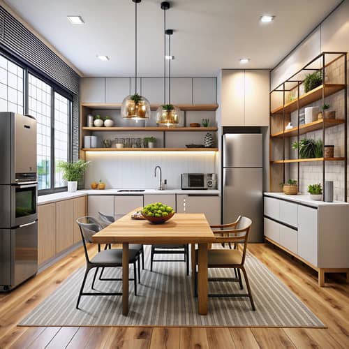 Spacious 3.5m x 8m Room Design Ideas