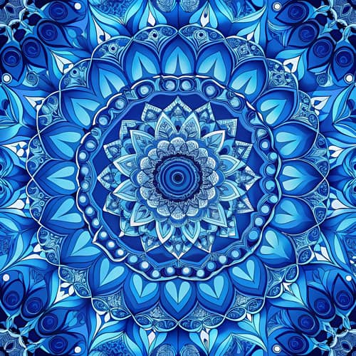 Monochromatic Blue Design: Shades & Gradients