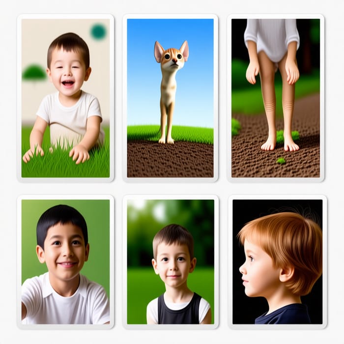 Visual Cards for Autistic and Deaf Kids