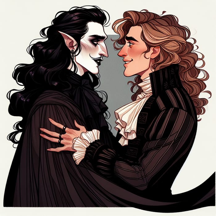 Severus Snape and Gilderoy Lockhart Kissing