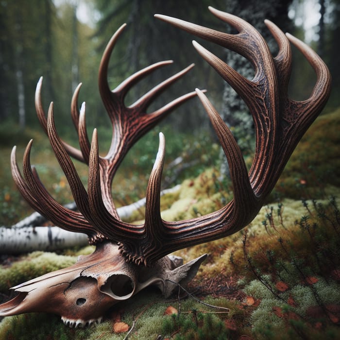 Stunning Natural Deer Antler | Brown Tines & Intricate Details