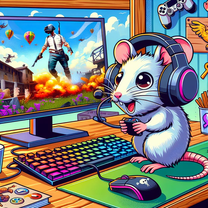 Rat Gameur: Epic Fortnite Battles Await