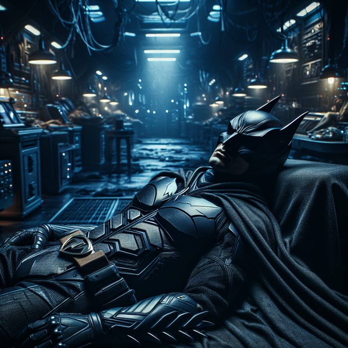 Batman Sleeping - Mystery and Determination