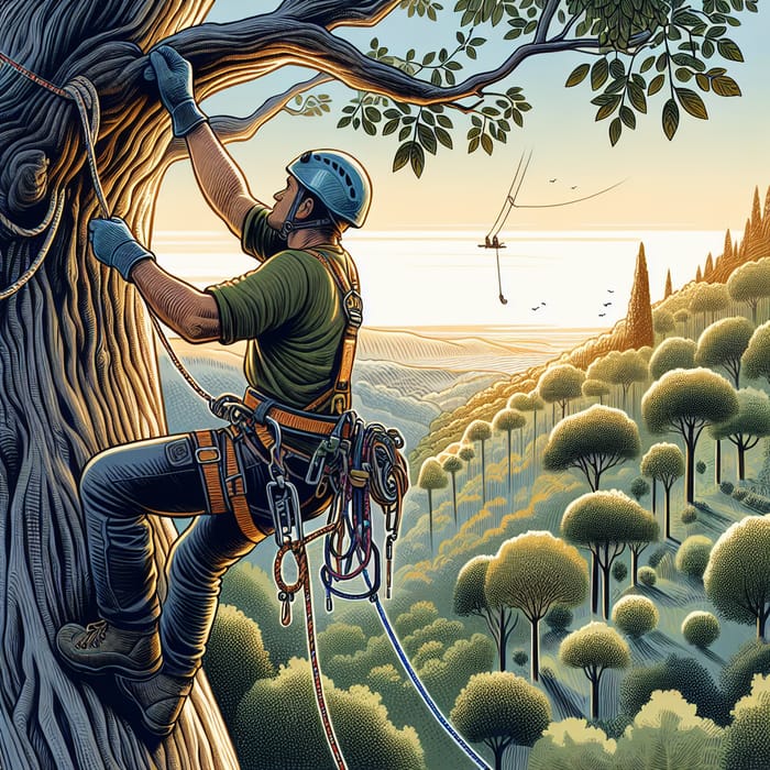 Italian Tree Climbing Technique - Safe Branch Access & Ascent