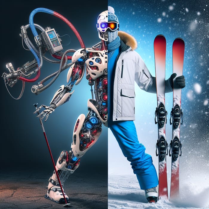 Half Cyborg Half Ski Teacher: An Intriguing Fusion