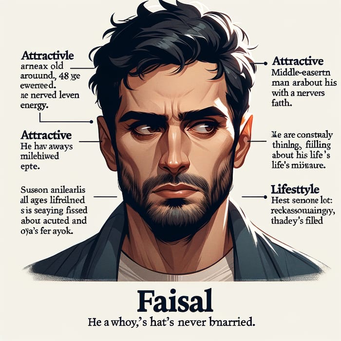 Faisal: Handsome Man Lost in Life's Journey