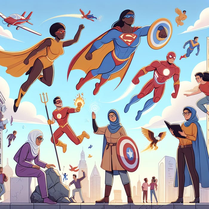 Gender Equality in Superhero Characters: A Diverse Representation