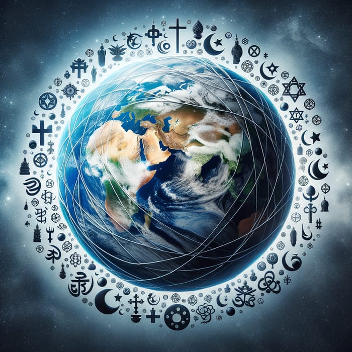 Globalization of Religion Symbols Worldwide