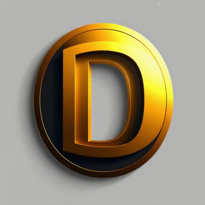 High Quality 4K D Logo Design