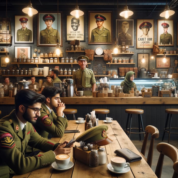 Themed Cafe with Military School Vibes