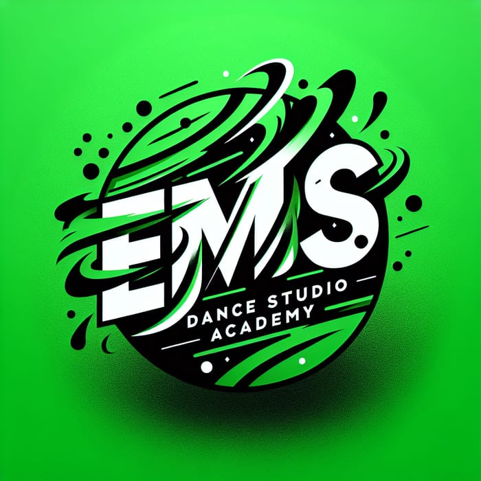 Creative EMS Dance Studio Logo | Stylish & Dynamic Design