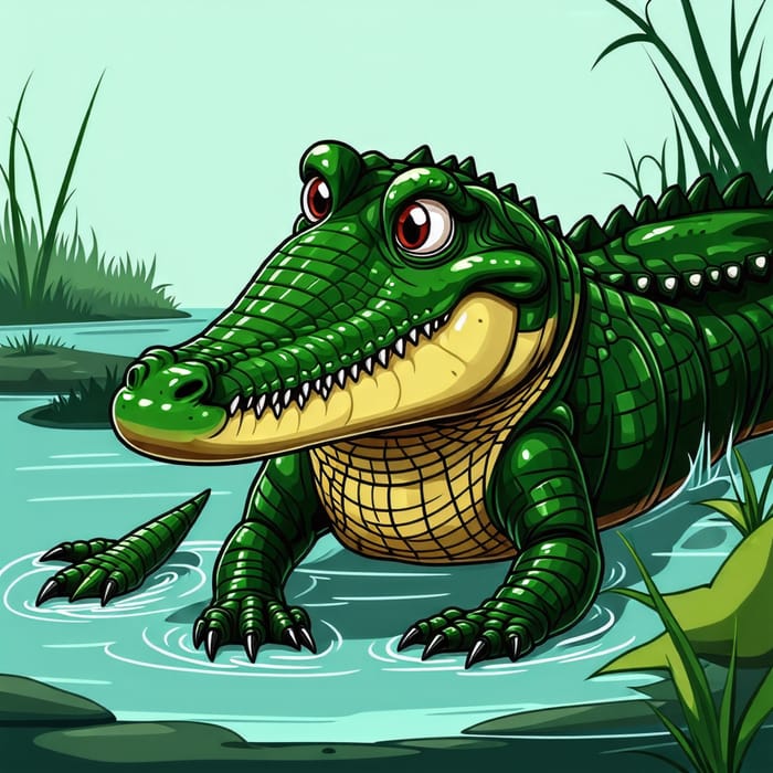 Cartoon Crocodile: Cute and Funny Characters