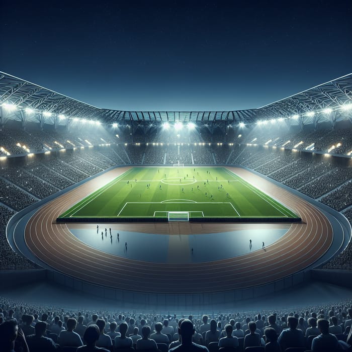 Estadio with Dazzling Crowd | Electrifying Atmosphere