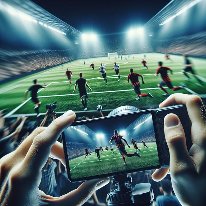 Exciting Live Football Match in 4K Resolution