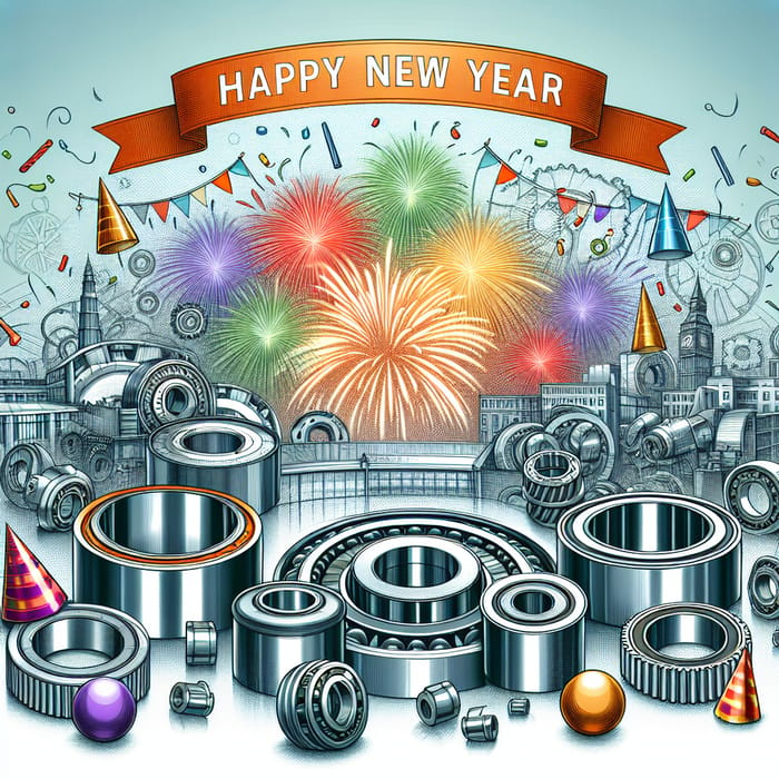 New Year Bearing Wishes | Bearings Manufacturer Artwork